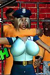 Hard Time with Officer Whitebread Interracial 3d Comic