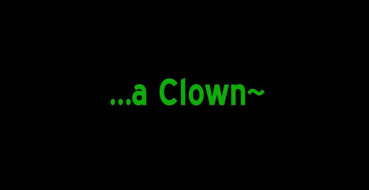 (3dcg) clown accanto porta parte 3