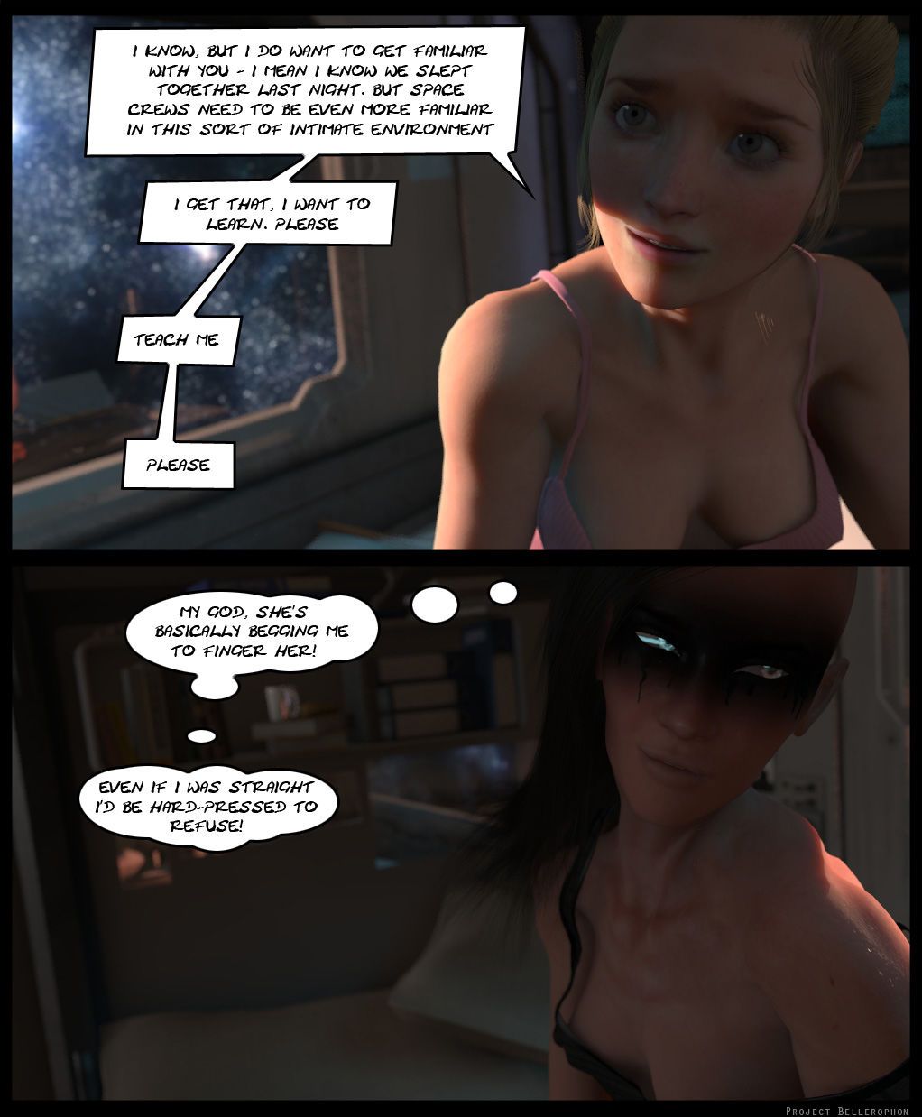 Project Bellerophon Comic 17: Space Tits Ding-Dong Rub-A-Dub - part 2
