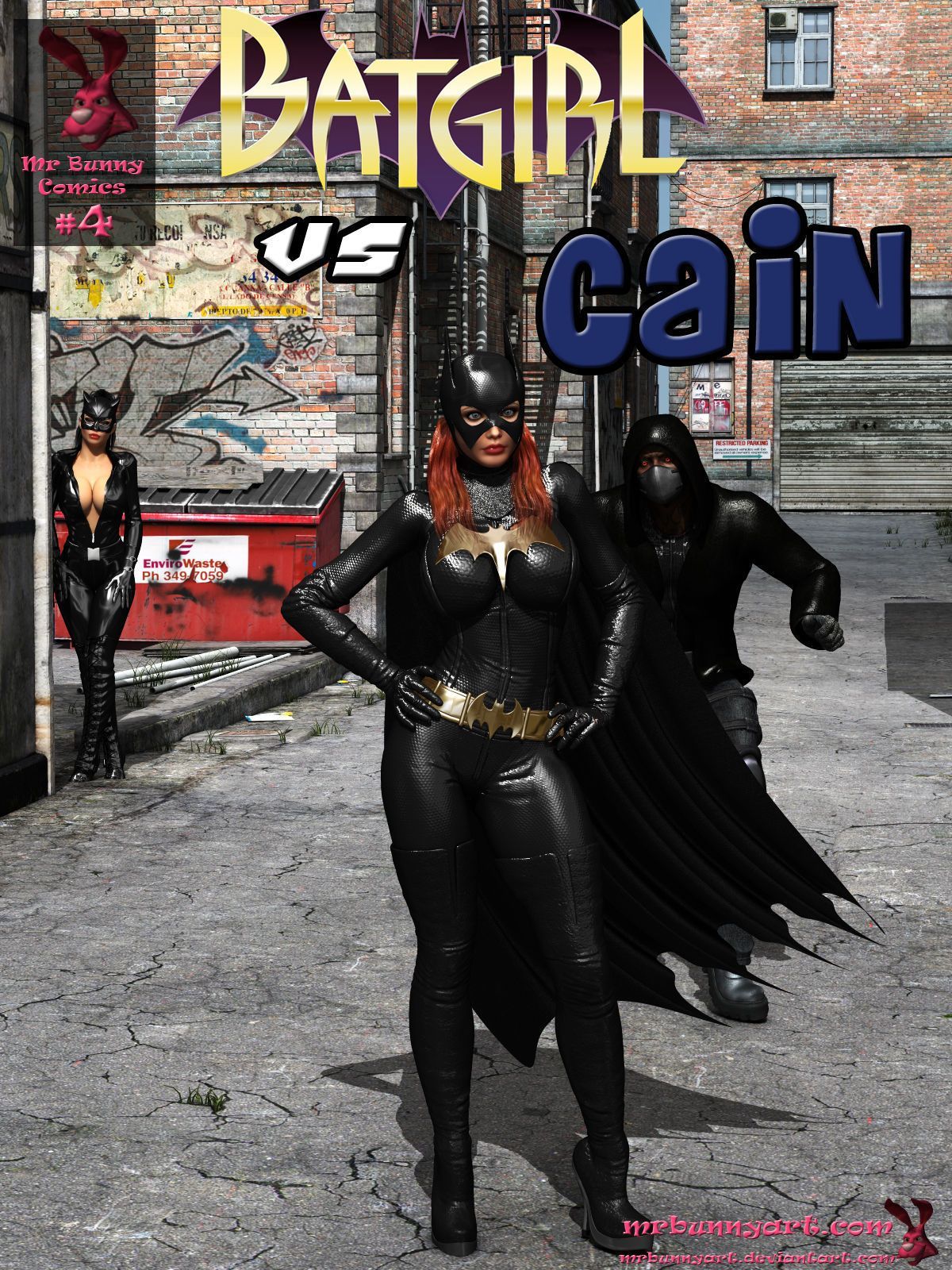 [mrbunnyart] Batgirl vs Caino (batman) [english]