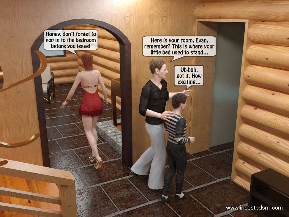 mamá y hijo sauna