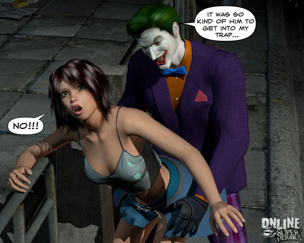 [online superheroes] Joker Pony ein hot Babe in die alley (batman)