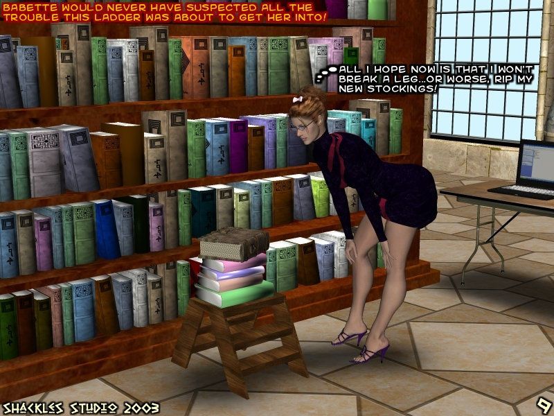 Babette il in overbooking bibliotecario