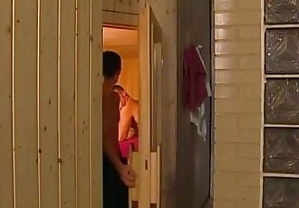 Horny muscled young jocks pounding ass holes in delightful sauna