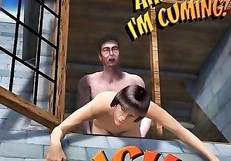 ROOM FOR RENT 3D Gay Animated Cartoon Comics or College Boy First Time Sex