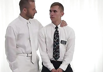 mormonboyz religieuze Stiefvader randen zijn stiefzoon
