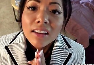 PropertySex - Thieving Asian real estate agent fucks client to avoid jail time - 11 min HD
