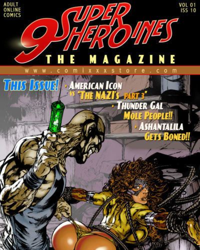 9 superheroines على مجلة #10