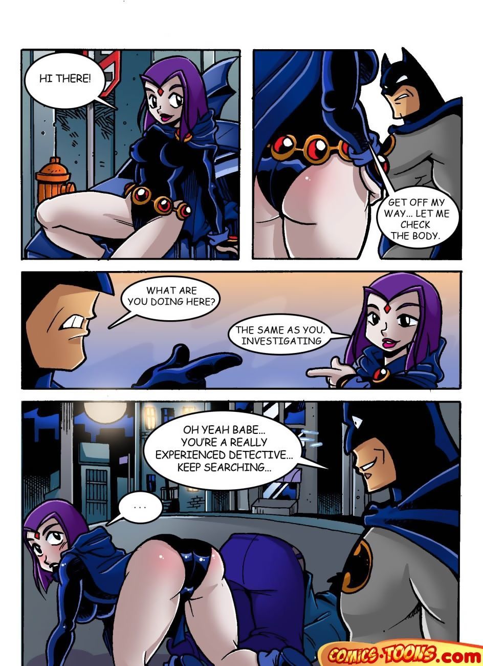 comics toons raven\'s Sueño (teen titanes batman)