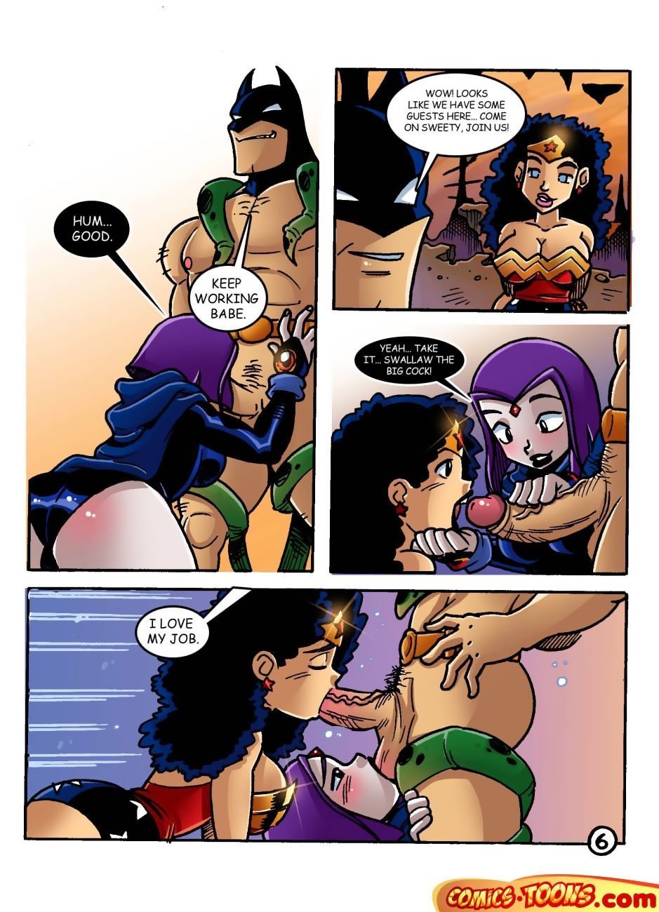 fumetti toons raven\'s Sogno (teen titans batman)