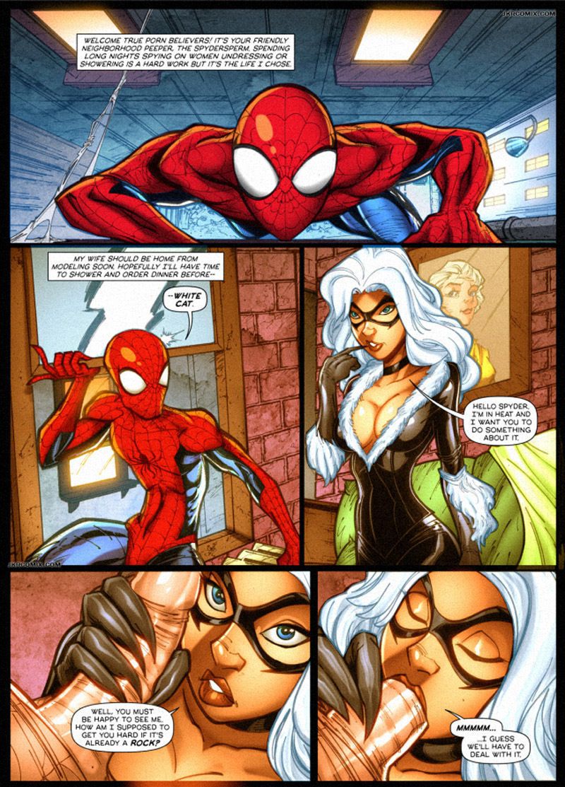jkrcomix स्पाइडर शुक्राणु (spider man)