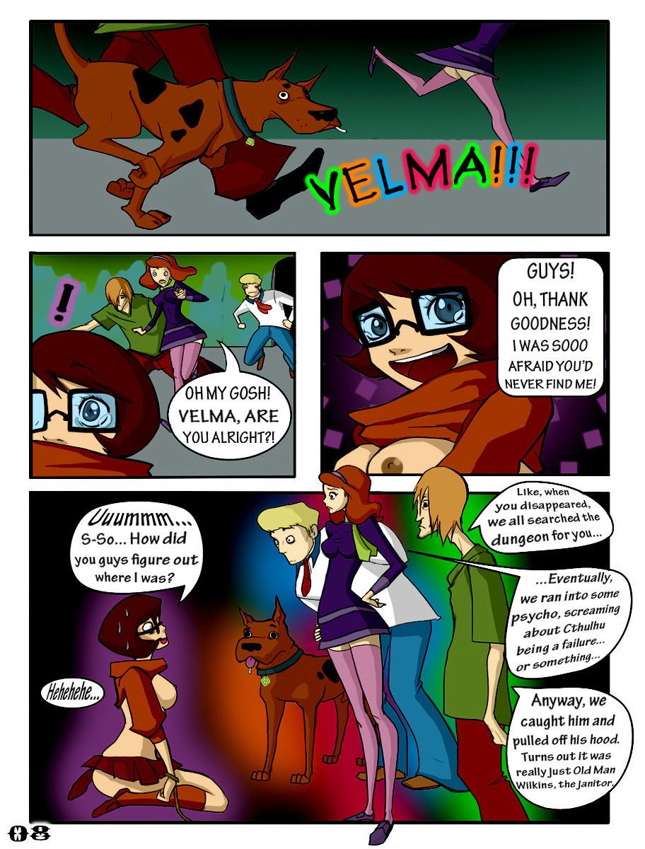 wrinki Velma dinkley Tentáculo Comic (scooby doo) (color)
