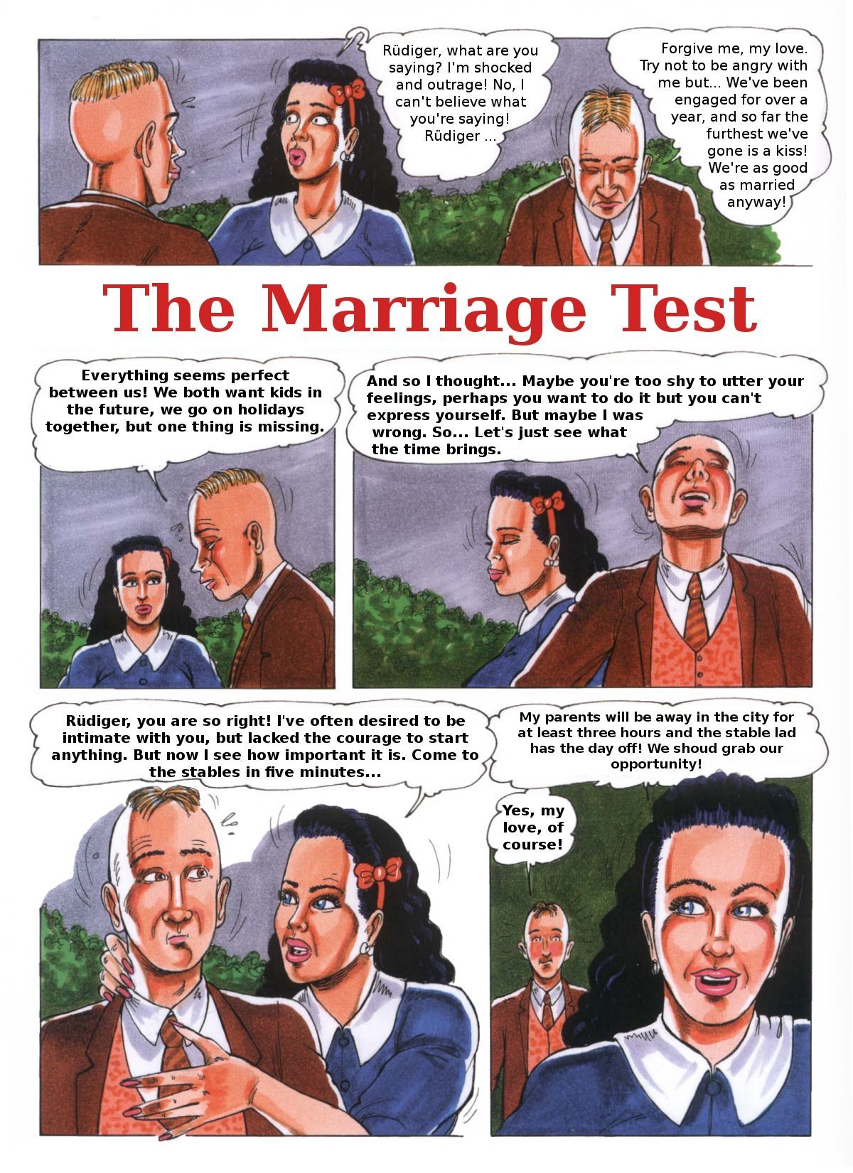 Kurt marasotti o Casamento Teste a partir de sexotic Quadrinhos #11 {eng}