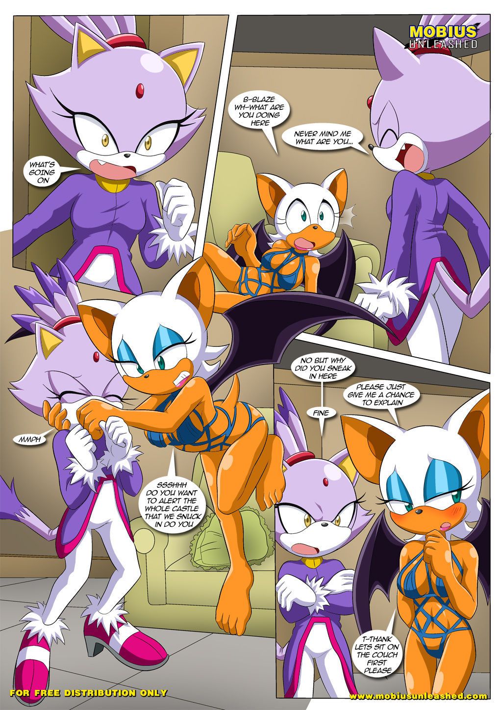 Palcomix (bbmbbf) The Heat of Passion (Sonic The Hedgehog)