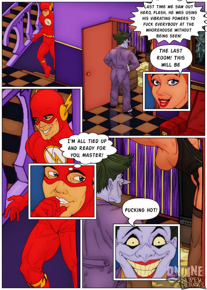 Online super-heróis flash no Bawdy Casa (justice league) parte 2