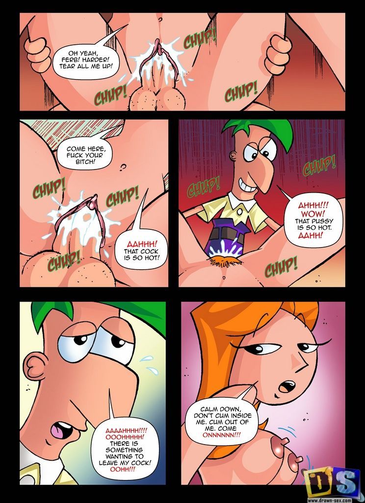 Drawn-Sex Phineas and Ferb