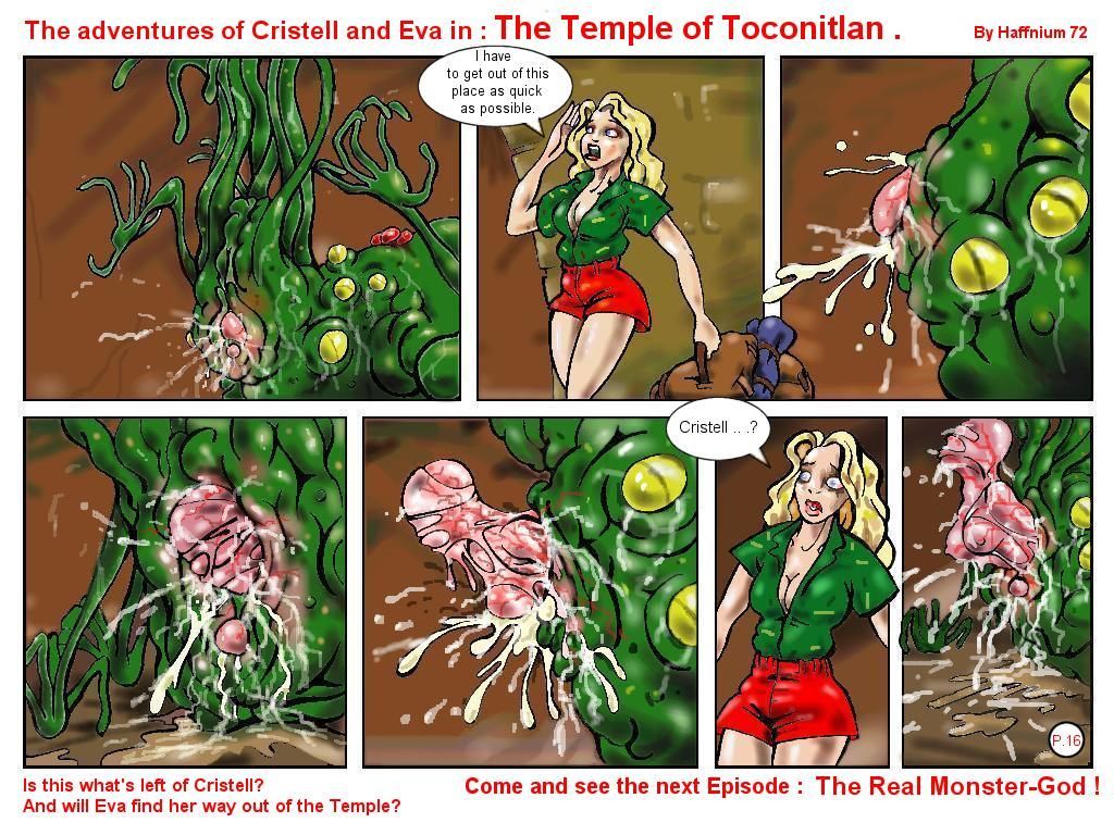 die Abenteuer der cristell und Eva in : die Tempel der Toconitlan unvollständig