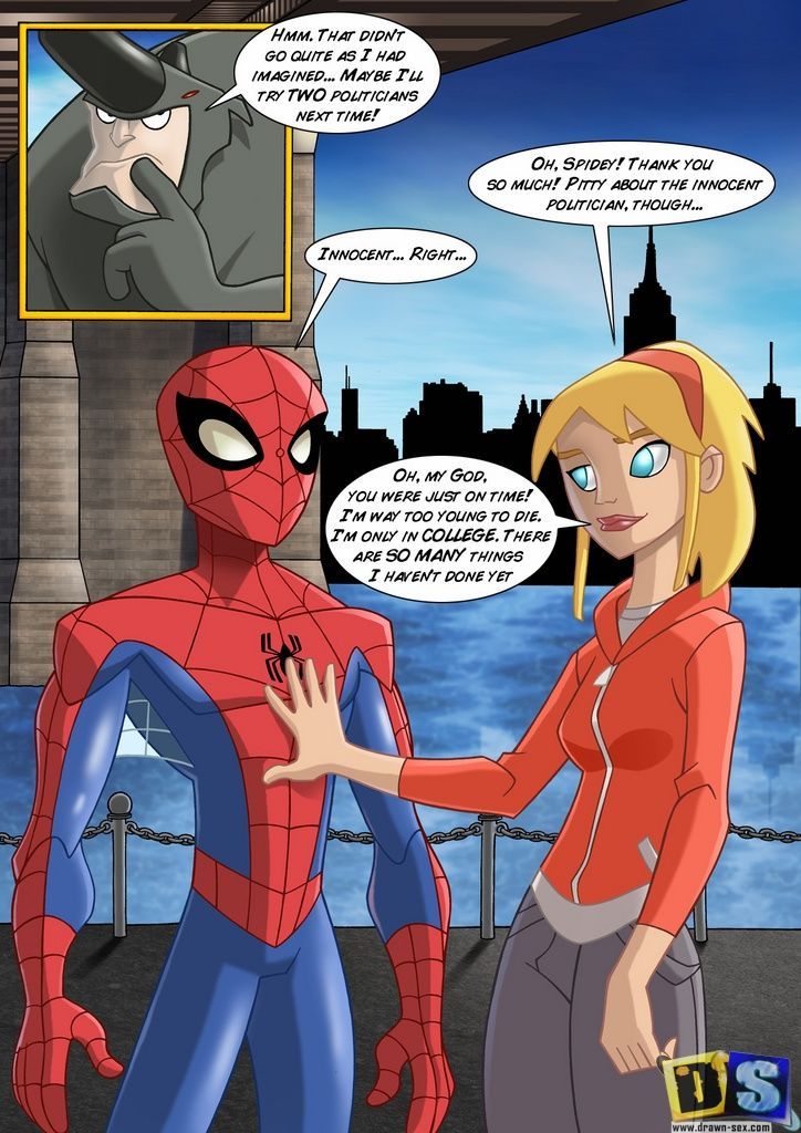 Drawn-Sex Spider-Man