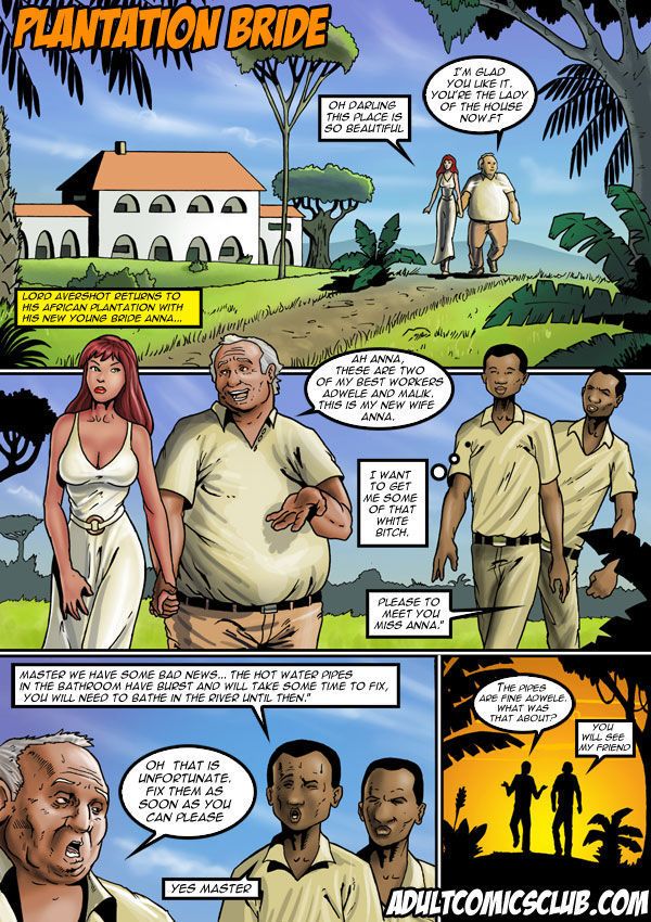 adulte comics Club plantation mariée