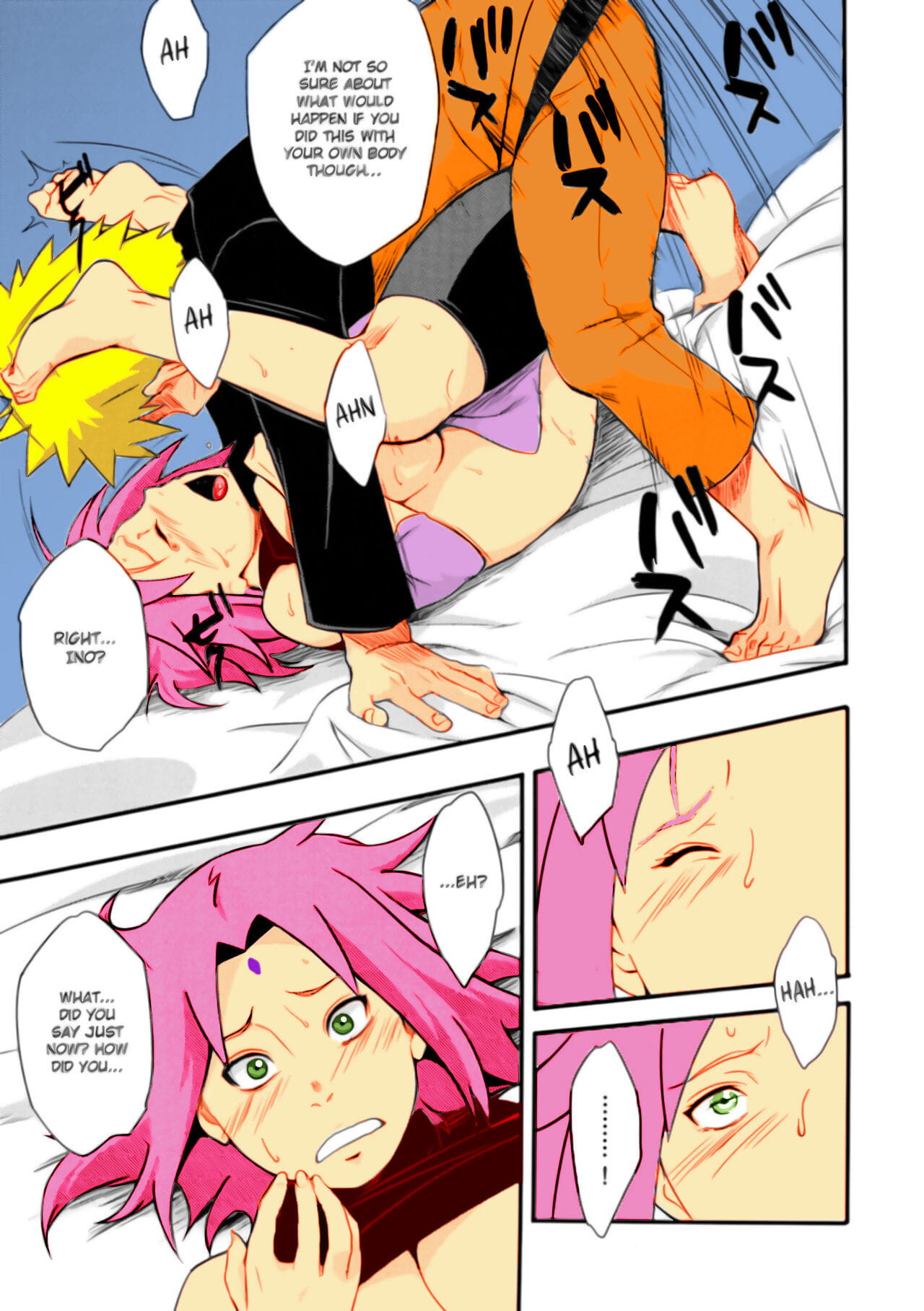 c92 karakishi youhei dan shinga Sara wataru botan para Sakura Naruto inglês colorida
