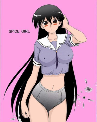 (CR32) Black Dog (Kuroinu Juu) Spice Girl (Azumanga Daioh) Colorized
