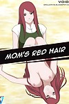 mães vermelho cabelo