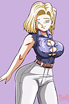 Roze Pawg android 18 is alleen Draak bal Z