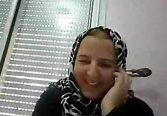 Arabische moeder Vuil praten