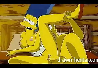 Simpsons HentaiCabin of love 7 min