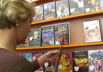 Grandma Miluska Fucking A Young Video Store Clerk