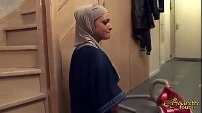 hijabi Dziewczyna w dupę