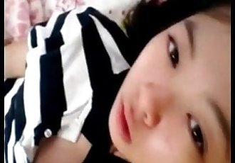 Hot asian girl fingering herself on webcam More on 69cams.net - 6 min