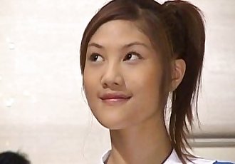 Naughty Asian teen Azusa Ayano gangbanged in hot bukkake sex scenes - 10 min