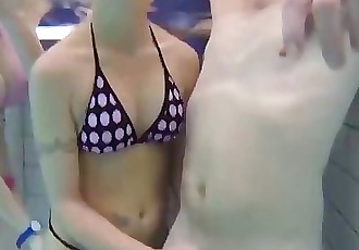 Teen Sex in Pool - Under Water Cam