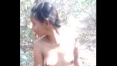 Cute Young Teen Girl Fucked Outdoor By Lover in forest first on xvideos - 1 min 38 sec