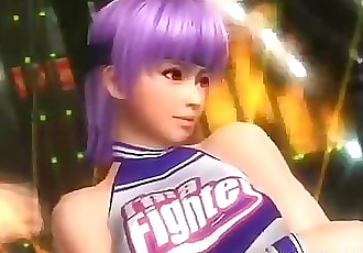 Ecchi 死了 或 还活着 5 最终 性感的 Ecchi 啦啦队长 Ayane 动画 女孩 2 min