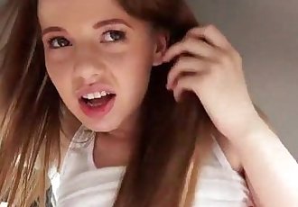 Hot teen Olivia Grace fucked in the car