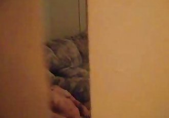 I spied my sister fingering. Caught through window - 41 sec