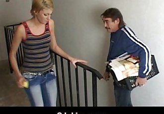 Young cleaning lady fuck rude olderHD