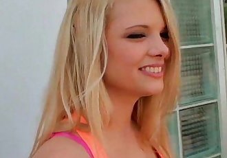 Young blonde teen in hot POV sceneHD
