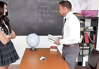 Horny School Slut Eliza Ibarra Fucks Teacher In Detention 7 min HD