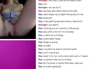 Sexy Girl Listens on Omegle