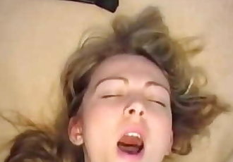 Teens Beautiful Face at Moment of Orgasm