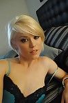 18 year old blonde teen Ash Hollywood taking nude self shots in mirror - part 2