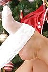 Sıcak Sarışın ile Güzel göğüsleri içinde çorap ve topuklu altında bu Noel Ağaç - PART 2