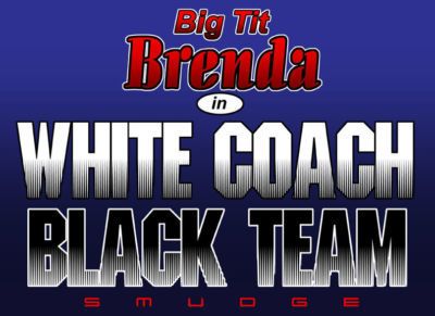 لطخة كبير tit بريندا - الأبيض مدرب الأسود فريق