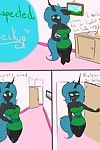 Unespected Checkup and Shower Time with fluffle puff and queen chrysalis