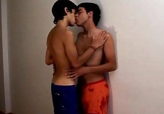 Teen Latin Boys Caught Making Out Pool Side