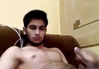 Indian Muslim teen boy masturbating on camCute Desi Cock