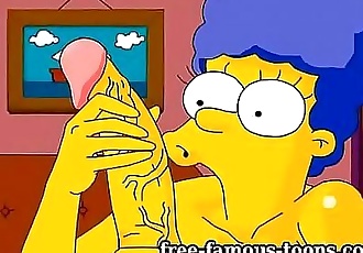 Marge Simpson housewife cheating 5 min